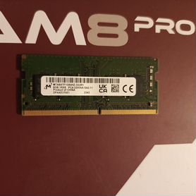 Цена за 2 шт. DDR4 Sodimm 3200 1Rx8 cl22