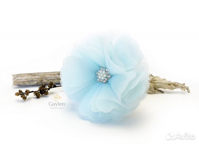 Бант «Нежность» мятный