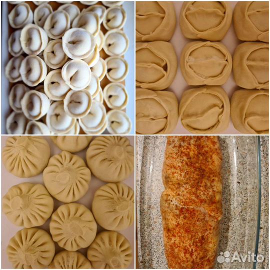 Полуфабрикаты замороженные ручной лепки