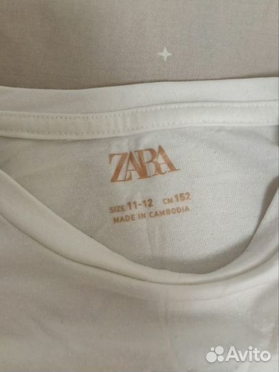 Футболка для девочек zara