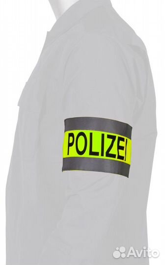 Recognition armband police signal color with refle