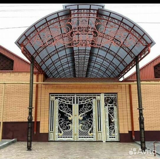 Ворота перилы навесы козырьки в рассрочку 0