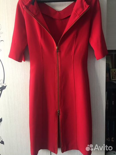 Продается вечернее красное платье размер 44-46