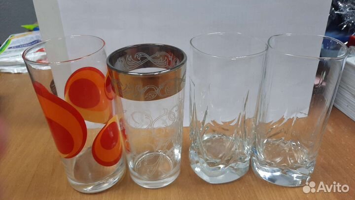 Стакан стеклянный б/у