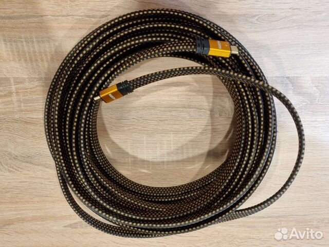 Кабель hdmi Rolin 15 метров плетеный