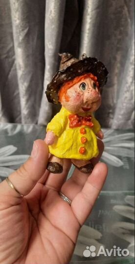 Ватная Ёлочная игрушка