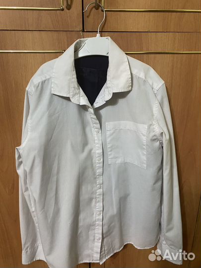 Рубашка школьная 152 на мальчика длиный рукав