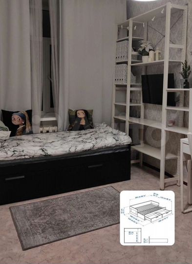 Комната 14 м² в 3-к., 5/5 эт.