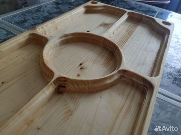 Менажница деревянная/поднос/ подарок ручная работа