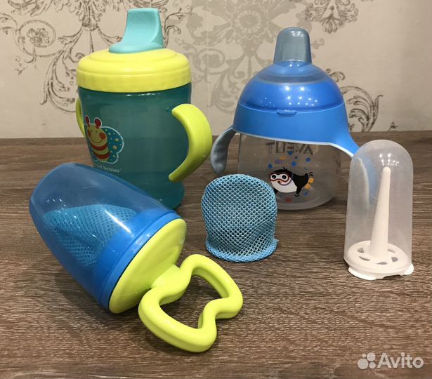 Поильники Canpol и Avent, ниблер, чехол для щетки