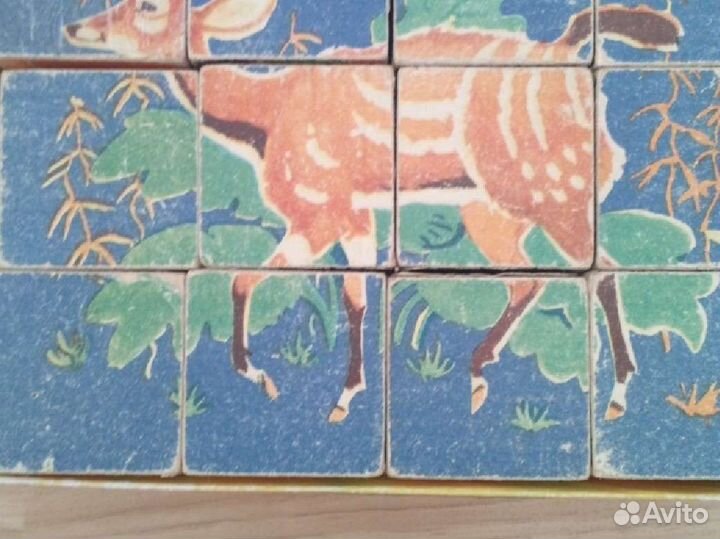 Кубики деревянные СССР