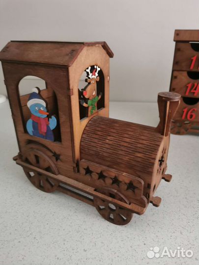 Адвент календарь Новогодний паровоз