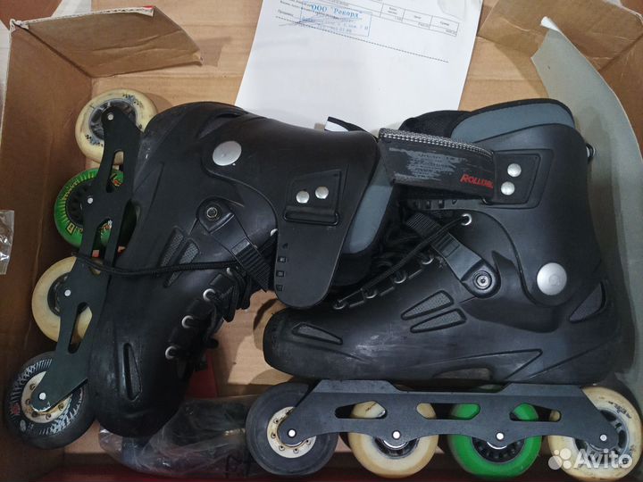 Роликовые коньки rollerblade р.р 40.5 260мм