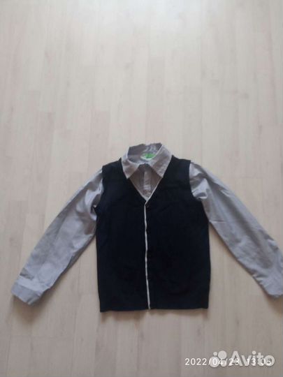 Рубашка с жилеткой