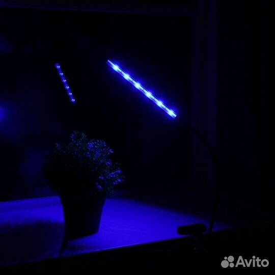 Фитосветильник светодиодный, 9 Вт, 250 мм, IP66