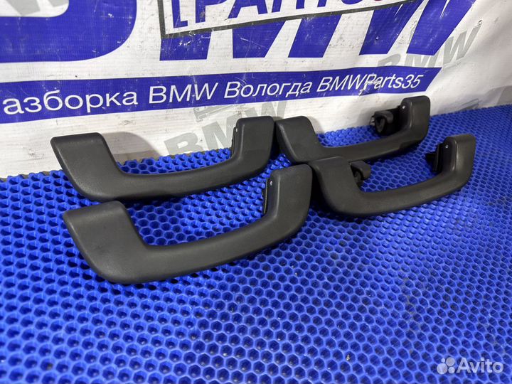 Чёрная ручка потолка BMW F10 комплект 4шт