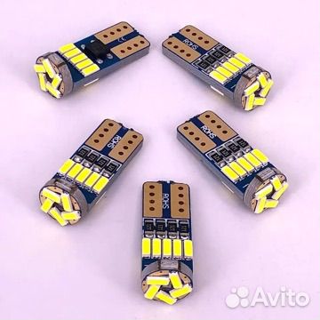 Лампа автомобильная светодиодная габаритная 4 шт