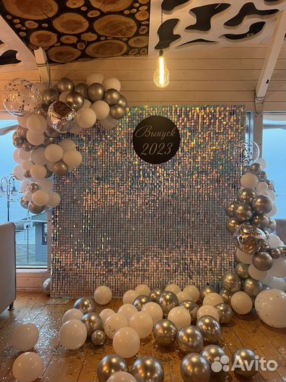 Аренда фотозоны из пайеток