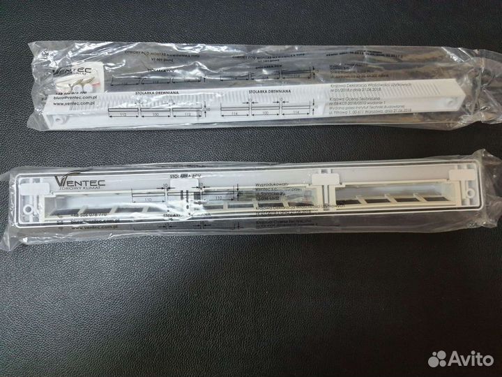 Вентиляционный приточный клапан оконный Ventec