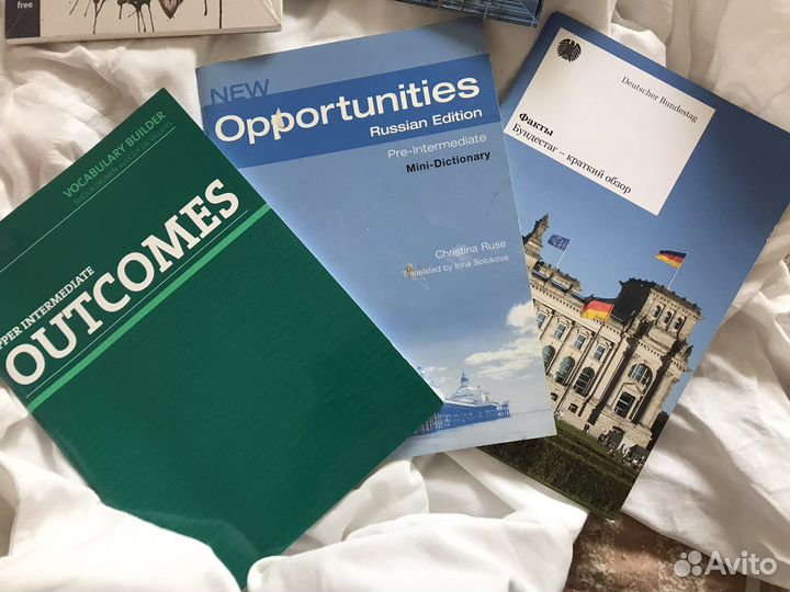 Скетчбук для маркеров, словари, карточки Германия