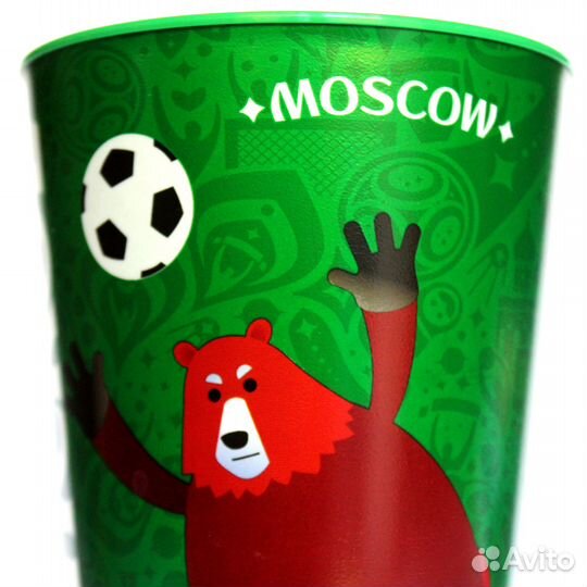 Пивной Стакан чм 2018 - Клинское Москва Медведь