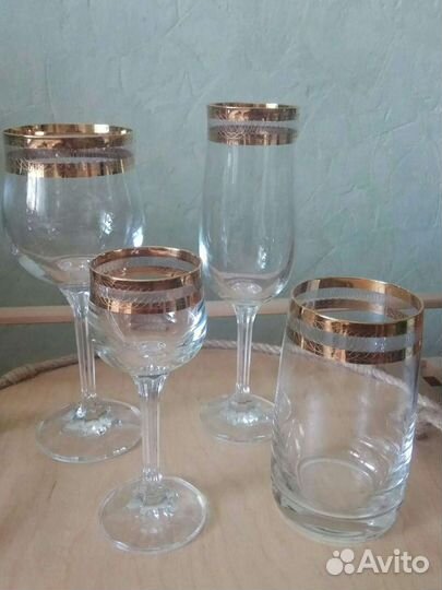 Рюмки, фужеры, стаканы, посуда