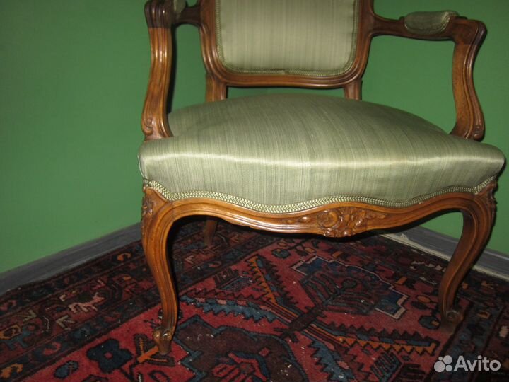 Винтажные кресла, 2 шт., орех, 1940-е годы