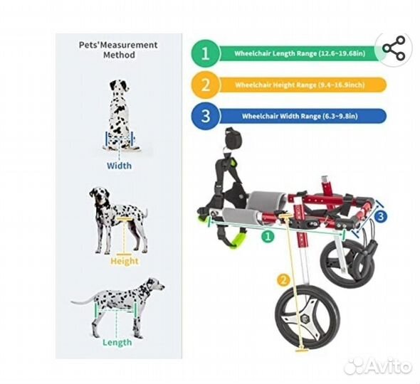 Инвалидная коляска для собак