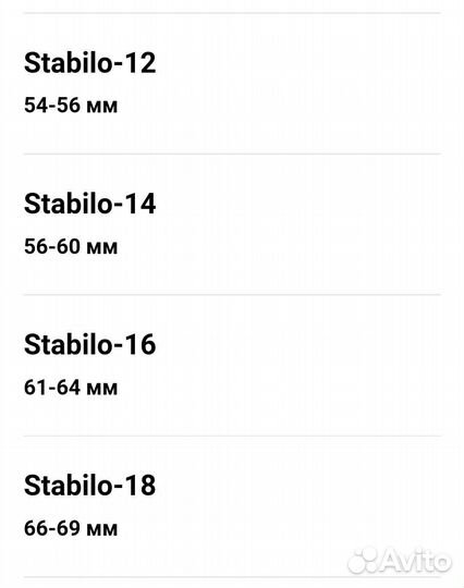 Фитиль Stabilo CD 12, 14, 18