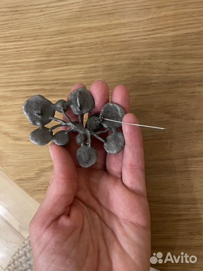 Брошь серги кольцо