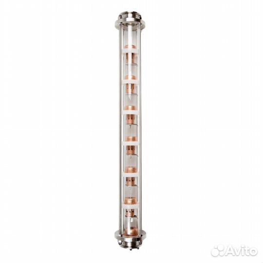 Колпачковая колонна медная, тарелки 2 дюйма (7 ур)