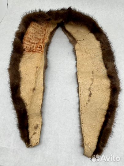 Меховой воротник винтаж