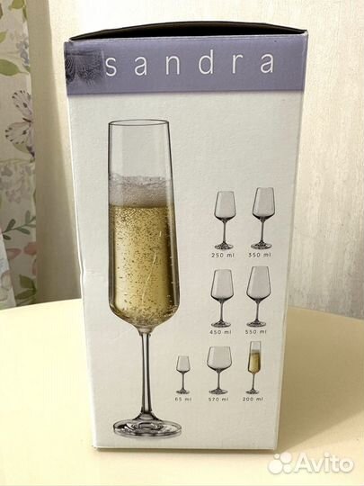 Бокалы для шампанского Bohemia Cristal, Новые