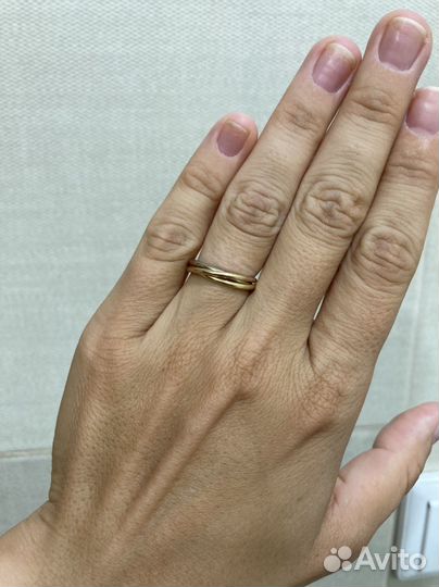 Cartier trinity кольцо
