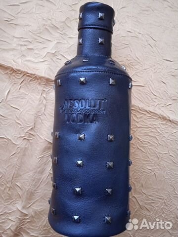 Брутальный чехол для бутылки. Рокерский. Косуха