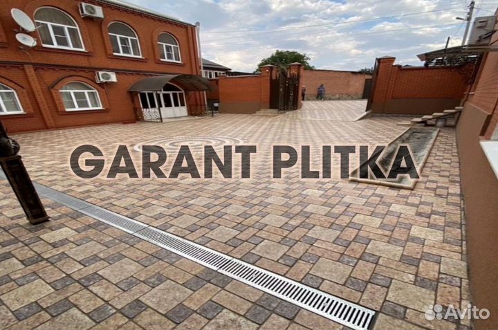 Тротуарная плитка брусчатка из кевларобетона