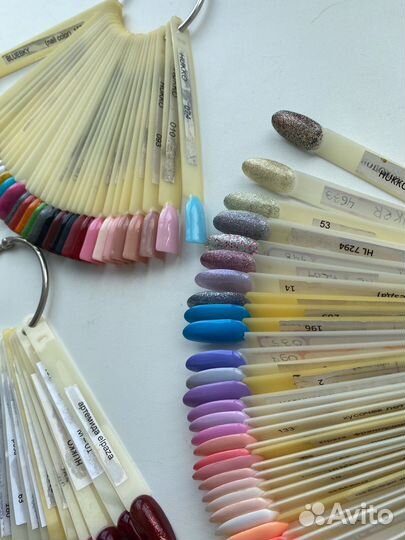 Гель лаки для маникюра набор бу