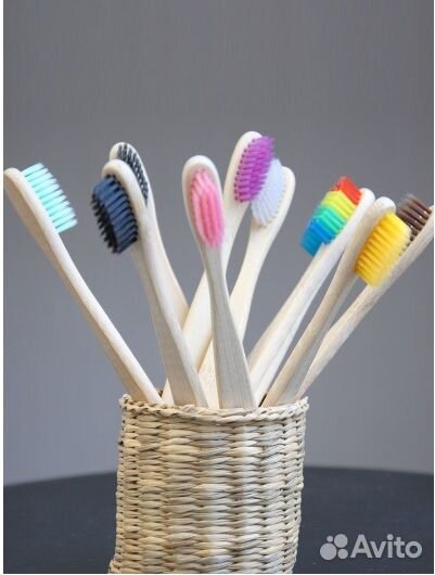 Зубные щетки бамбуковые мягкие