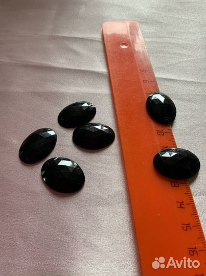 Стеклярус рифленый пришивной