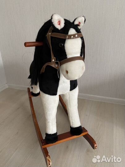 Лошадка качалка деревянная