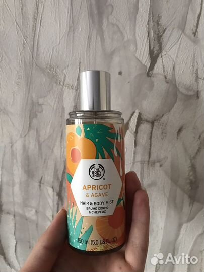 The body shop apricot & agave спрей для тела