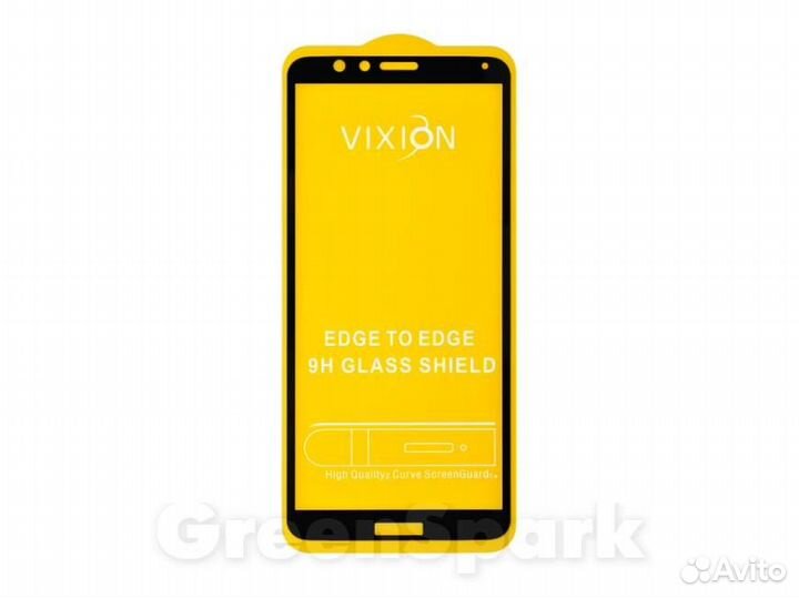 Защитное стекло 6D для Huawei Honor 7X 5.9 черный