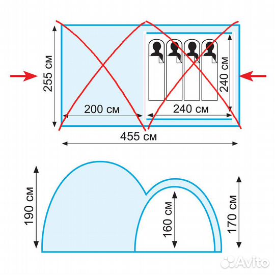 Комплект дуг дюрапол для палатки Sphinx TRA 135