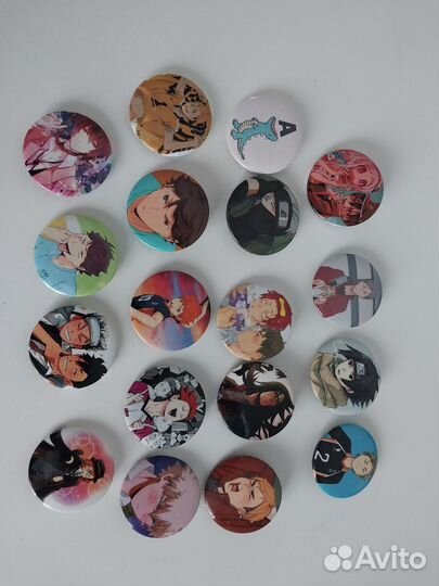 Значки с аниме