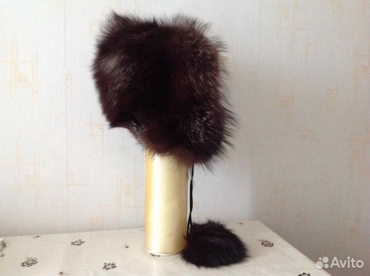 Шапка из чернобурки