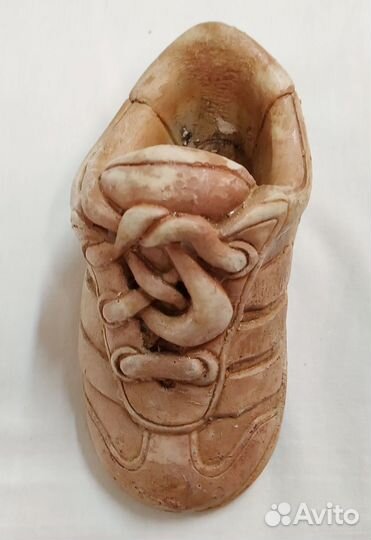 Пепельница керамическая «Башмак». Времен СССР