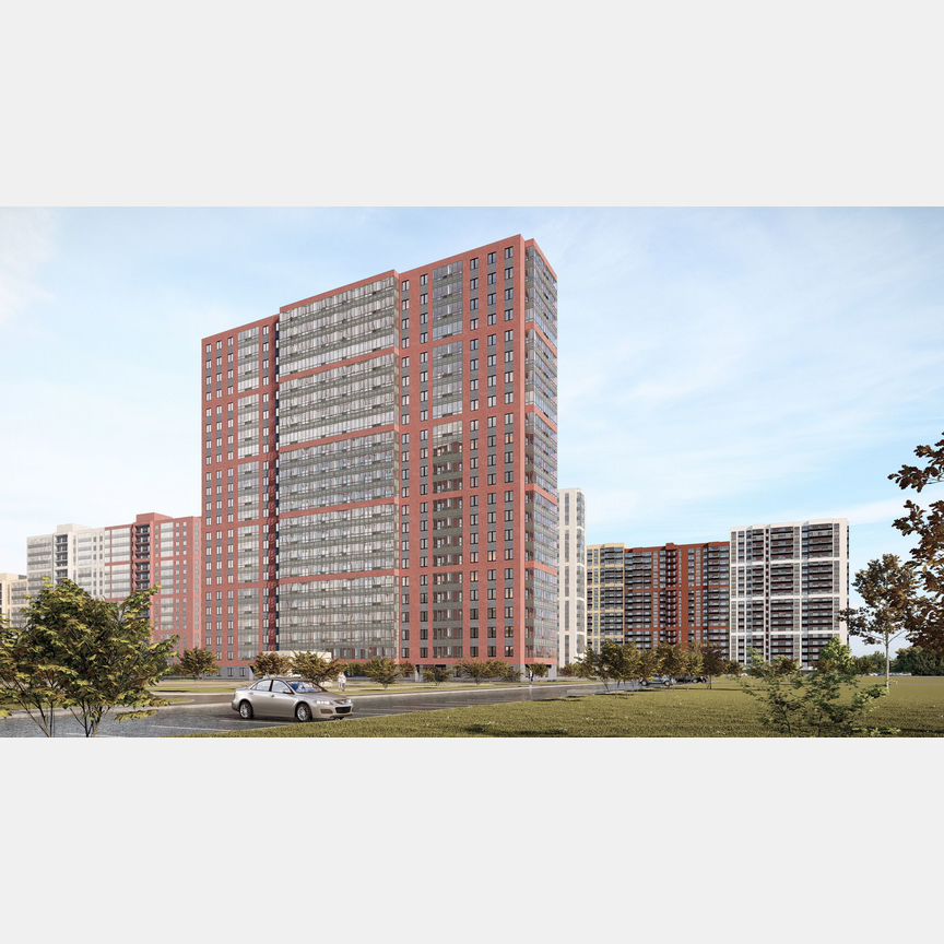 1-к. квартира, 31,5 м², 2/22 эт.