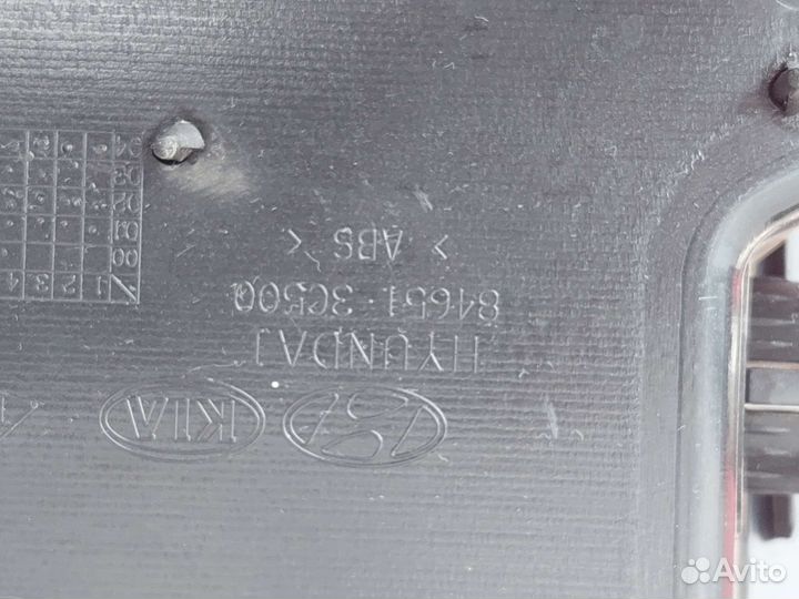 Накладка консоли Hyundai Sonata lV