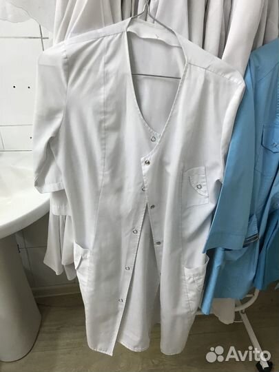 Медицинский халат женский Размеры 46-56 Рукав +