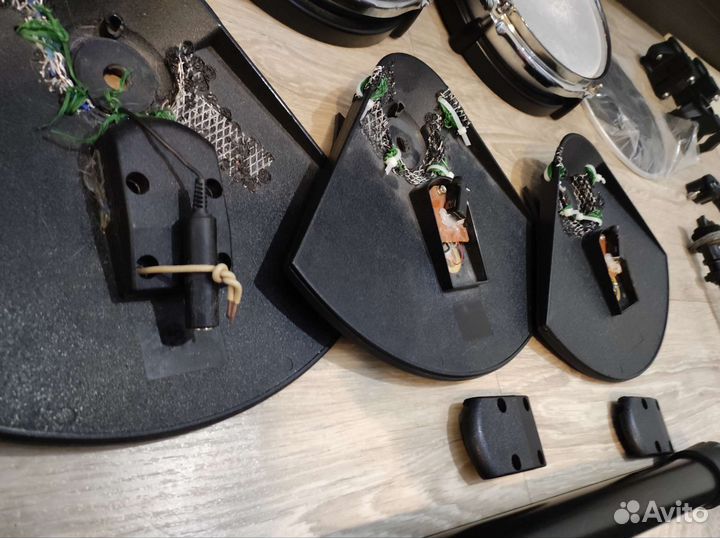 Электронные пэды, тарелки, крепления, стойки